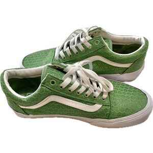Vans Old Skool Tapered Green Micro Daisy Women 9.5/men 8